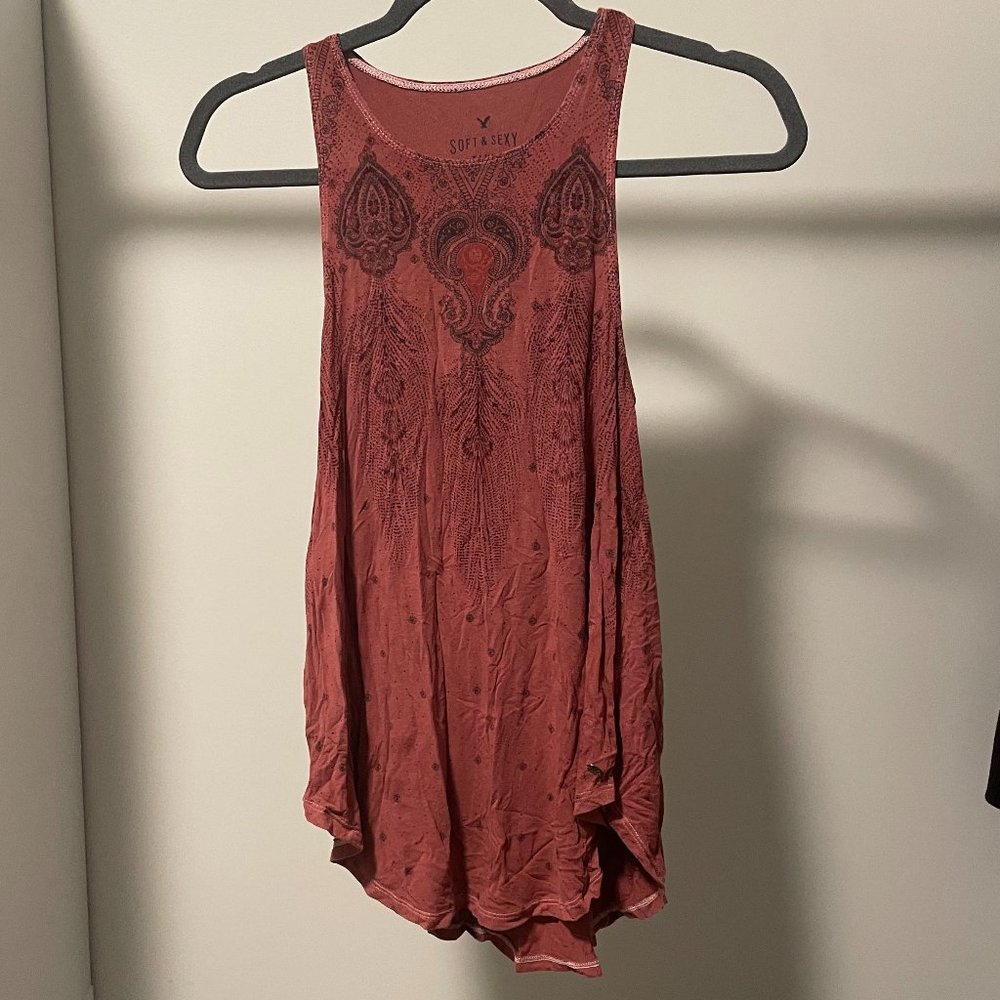 Women's American Eagle Pink Tank Top